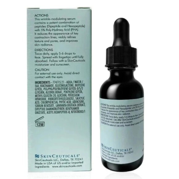 Skinceuticals P-TIOX Wrinkle-Modulating Peptide Serum 1.0oz/30ml NIB. - Picture 4 of 4
